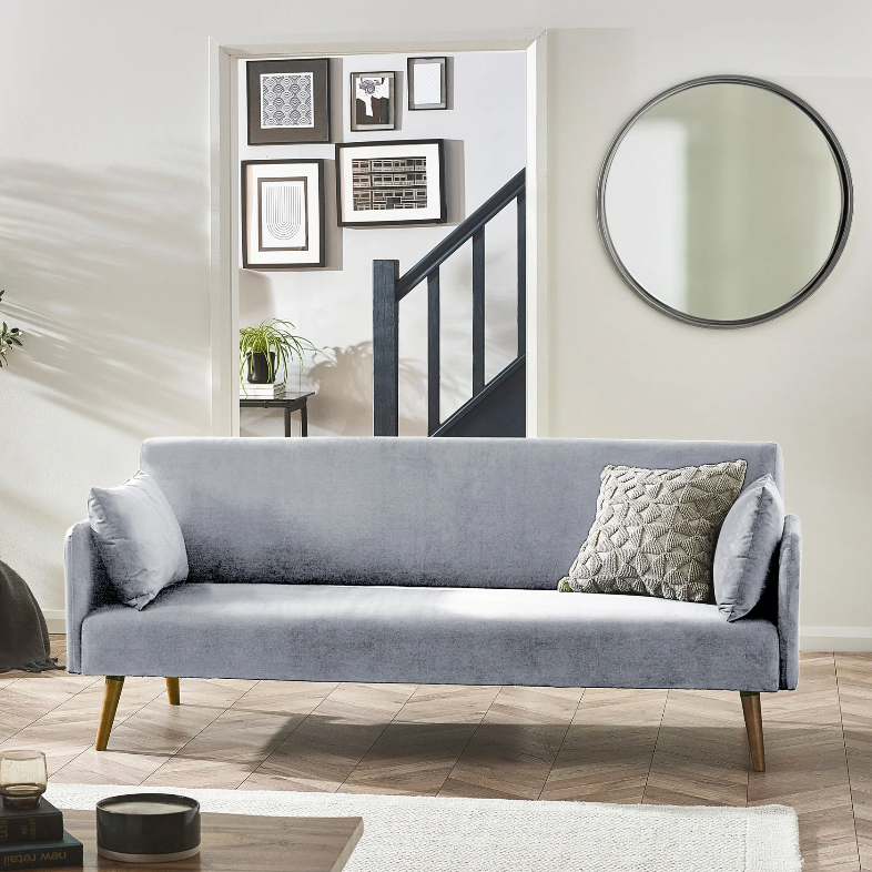 Julian Bowen - AndiSofa Bed In Plush Green