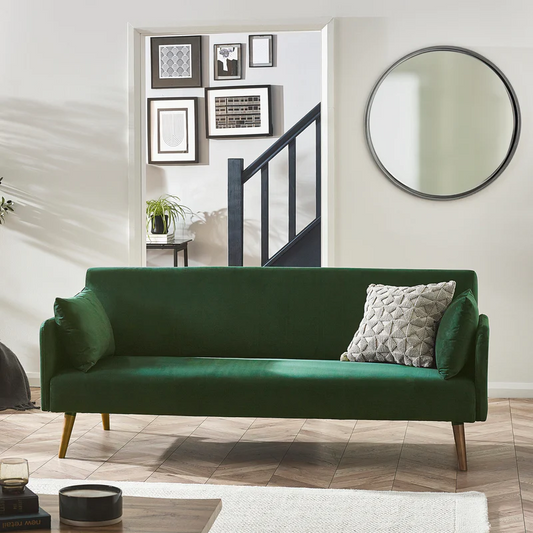 Julian Bowen - AndiSofa Bed In Plush Green