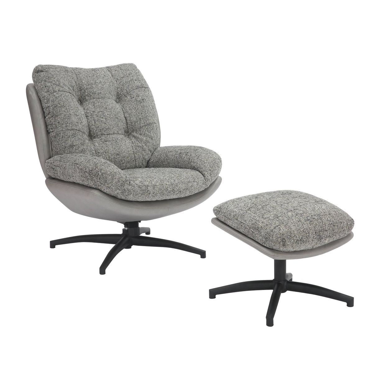 Shankar- Deven Swivel Chair & Stool